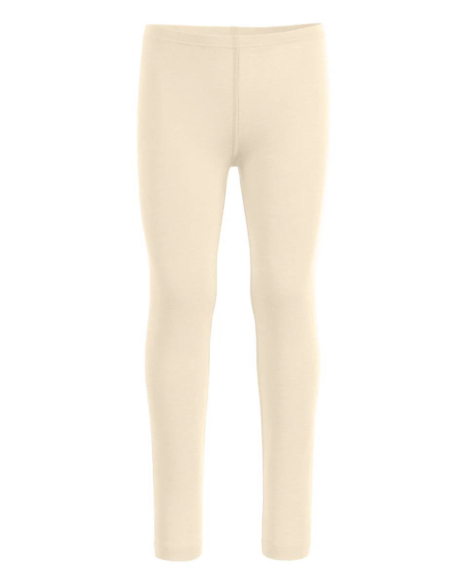 Beige leggings on a white background