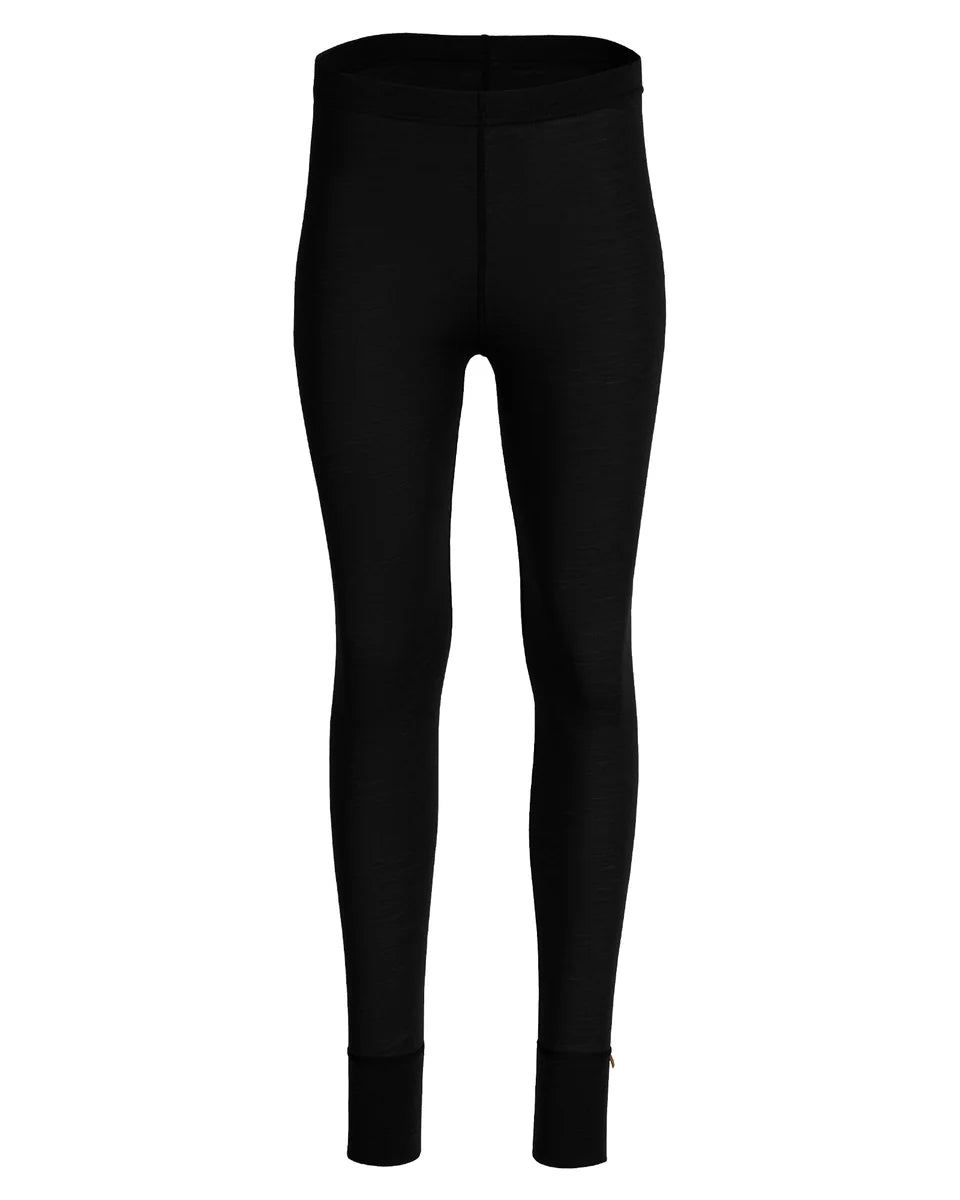 Black leggings on a white background