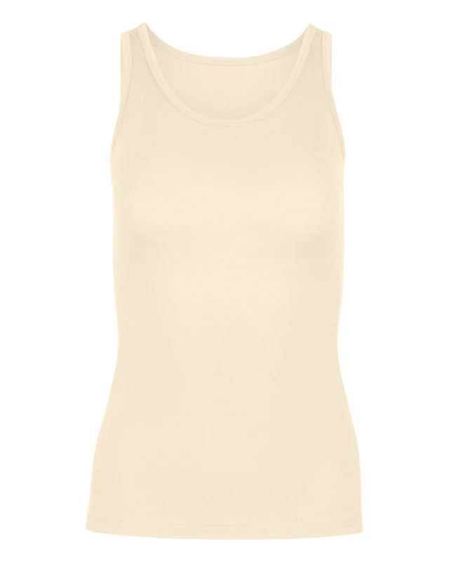 natural tank top on a white background